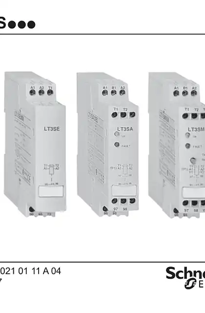 schneider施耐德LT3-S… Thermistor protection units for PTC probes